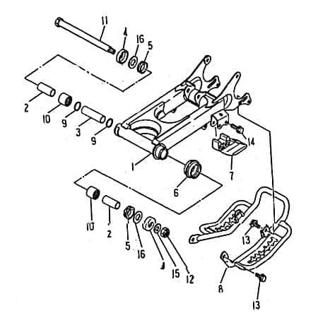 Buchse Schwingarm Rex Quad 150 Distanzhülse Lagerbuchse 99506 Motorroller.de Distanz-Hülse Distanzbuchse Passhülse Passbuchse Abstandshülse ATV