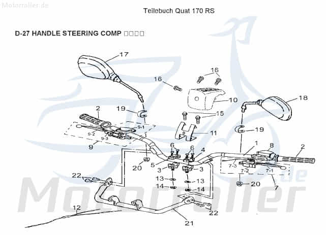 Lampenhalter 53112-159-000 von Motorroller.de