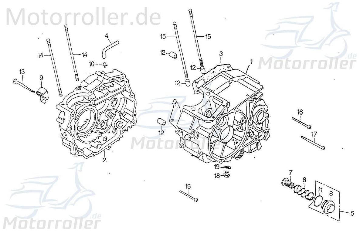 Ölablassschraube Rex Quad 150 Öl-Schraube ATV 50ccm 98832 Motorroller.de Ölschraube 1E40QMB Quad 250 Offroad Ersatzteil Service Inpektion Direktimport