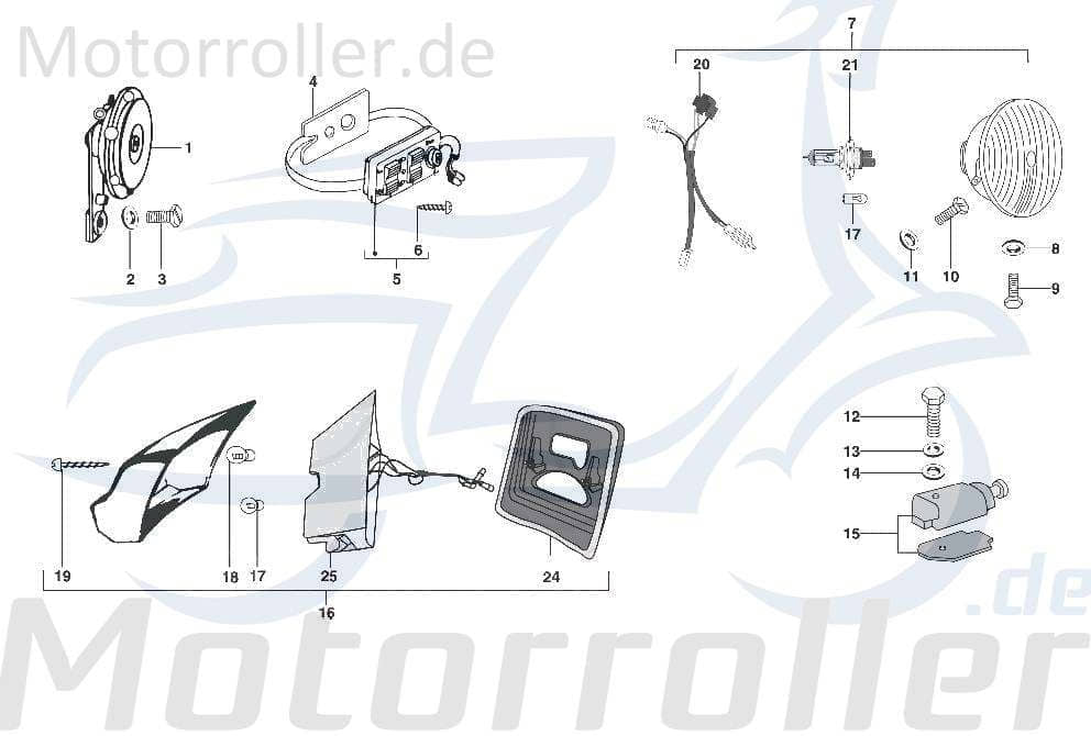 Scheinwerfer LML SF284-0184 von