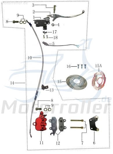 Bundschraube M6x22mm mit Bund verzinkt AGM Roller 50ccm 2Takt Motorroller.de Maschinenschraube Flanschschraube Flansch-Schraube Maschinen-Schraube