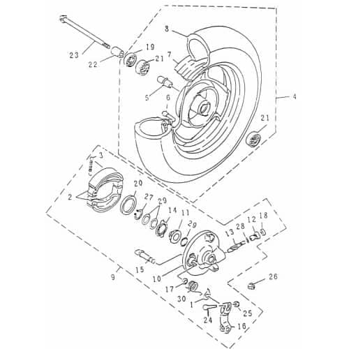 O-Ring 2,4x24,4 78310 von Motorroller.de