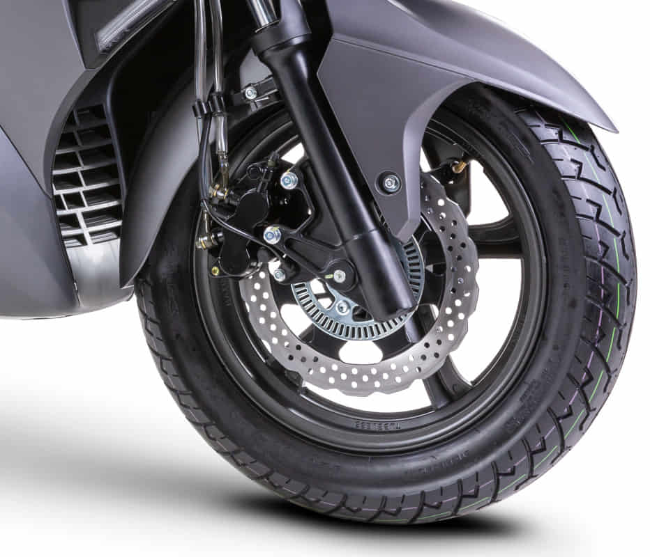 Motorroller Fighter 125 R GT Max blau 95 km/h 4-Ventiler Euro 5+ Großraumroller Leichtkraftrad Scooter 125ccm