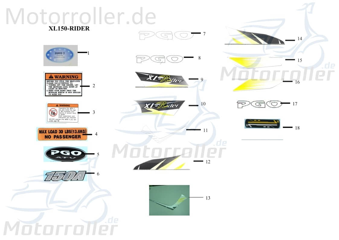 Aufkleber rechts Sticker X26011800000