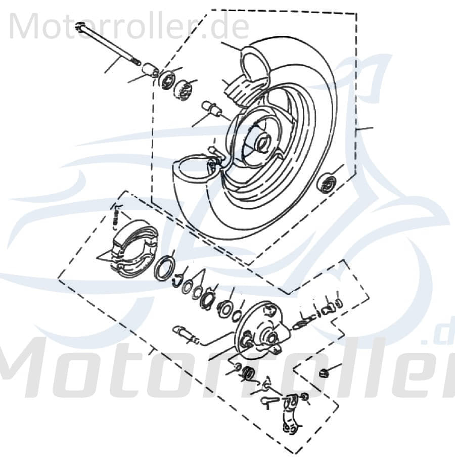 Vorderradfelge nackt Vorderrad 42580-NJF-0002