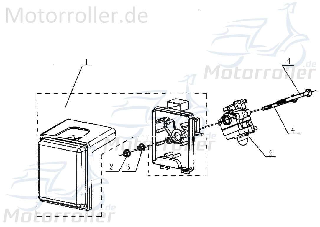 Vergaser 39-13947 für 40ccm 4Takt