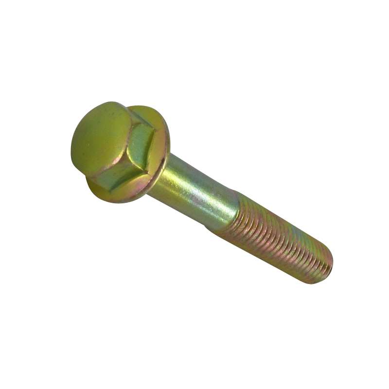 Schraube M6x40mm mit Bund gelb verzinkt 3112190305