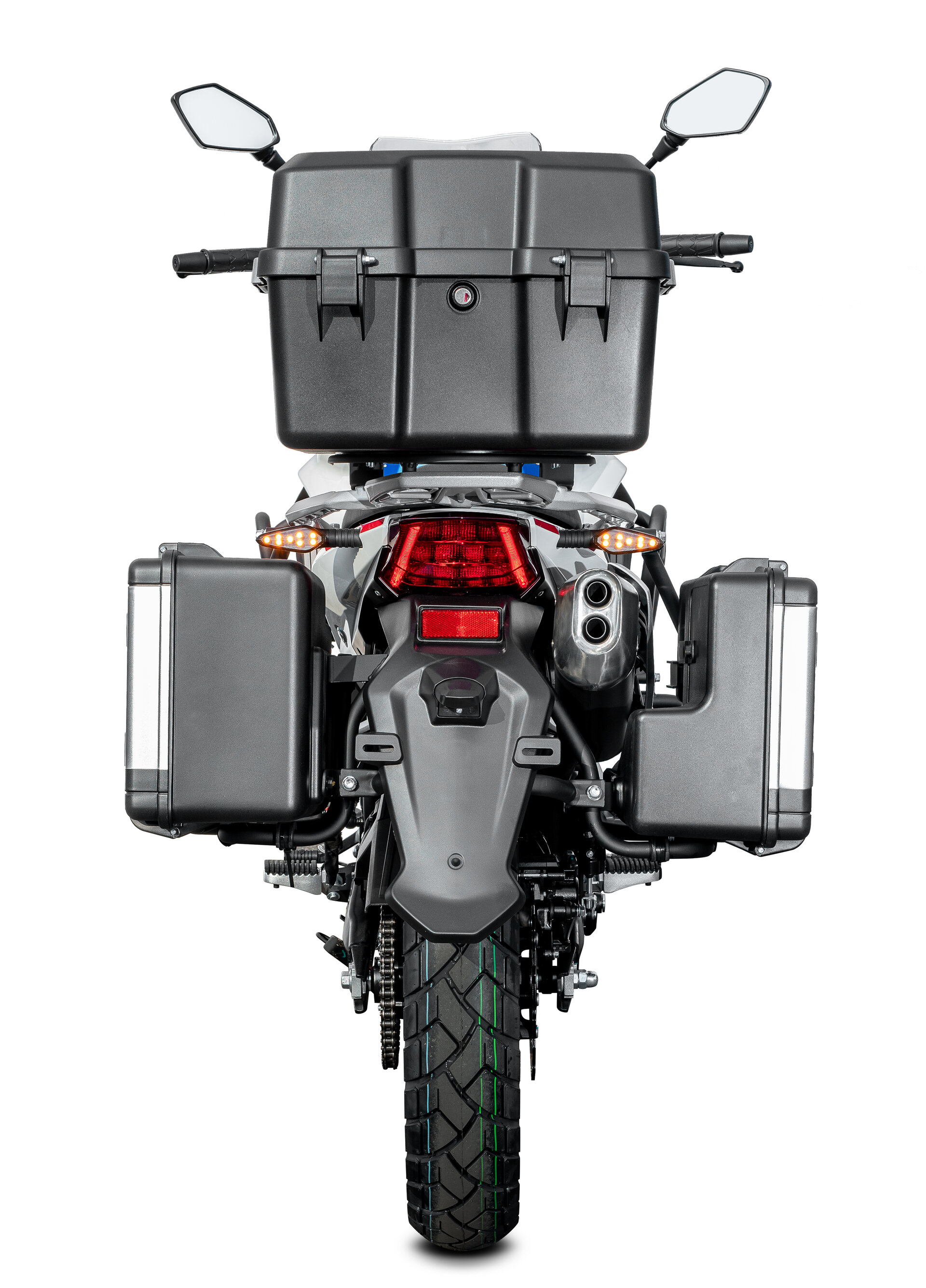 Motorrad Fighter 125 RX1-KS blau-weiß 99 km/h Euro 5+ Schaltmoped Mokick Kleinkraftrad