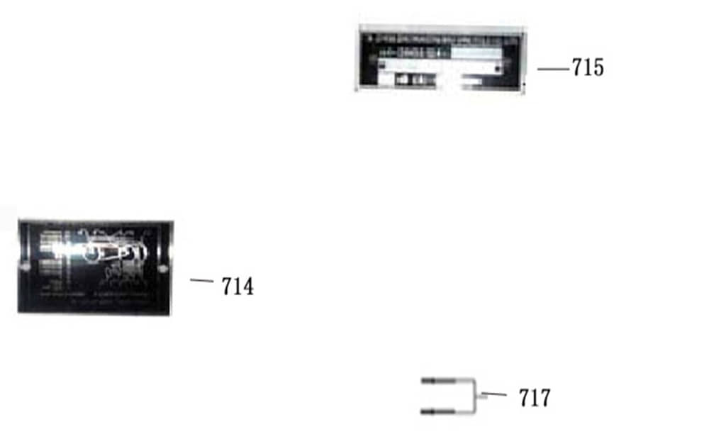 AGM GMX 460 Sport Typenschild 50ccm 4Takt 87227-F8-E000 Motorroller.de Motorschild Leistungsschild Herstellerschild Fahrgestellnummerplatte Scooter