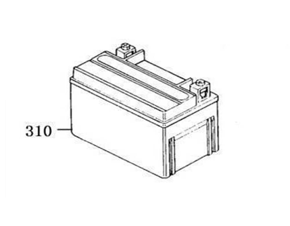 AGM GMX 460 Retro Classic Batterie YTY7A-BS 31500-F8-A201 12V 6Ah Gelbatterie Starterbatterie Akku