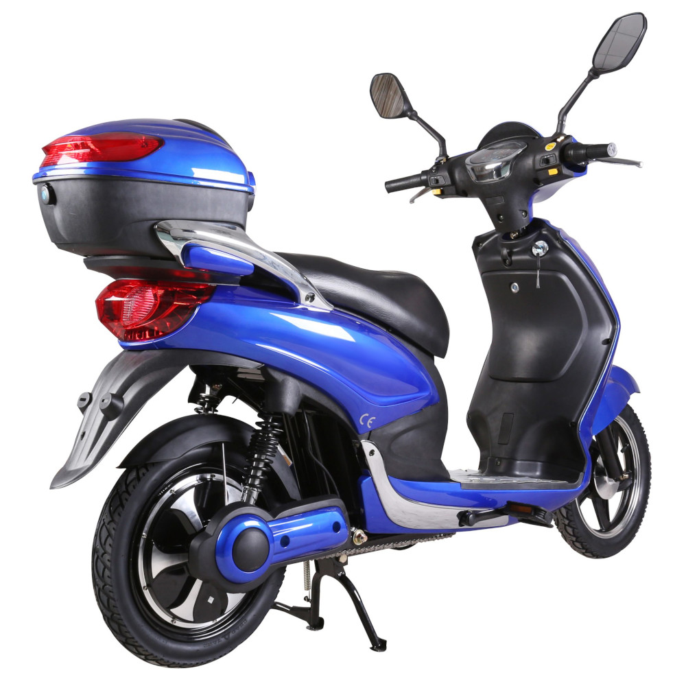 Elektroroller Scoody 25 Classic 2.0 ZT-09C blau 250W 25 km/h Graphen-Akku E-Scooter E-Roller Mofa