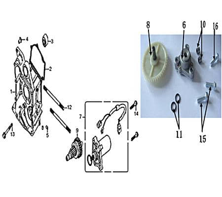 Kreidler Florett 2.0 50 City Anlasserfreilauf 740298 Motorroller.de Starterkupplung Starterfreilauf Anlasserkupplung Flory 50 Classic