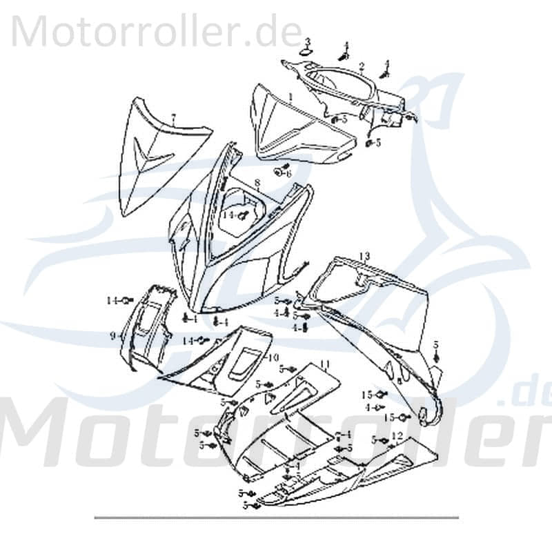 Dekor Lenkerverkleidung Sticker 83656