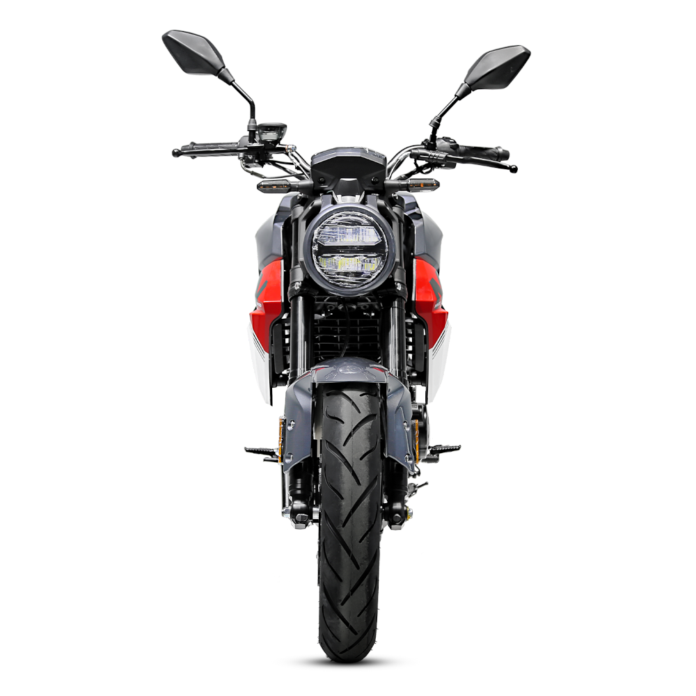 Motorrad Fighter 125 Naked R-S grün Euro 5 Schaltmoped Leichtkraftrad