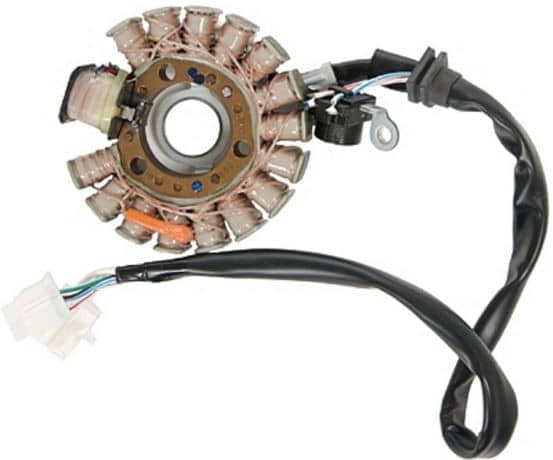 Lichtmaschine Stator Pick-up außen Benelli Scooter 78260502 Motorroller.de Ankerplatte Zündplatte Zündgrundplatte Lichtmaschinenspulen Generatorplatte