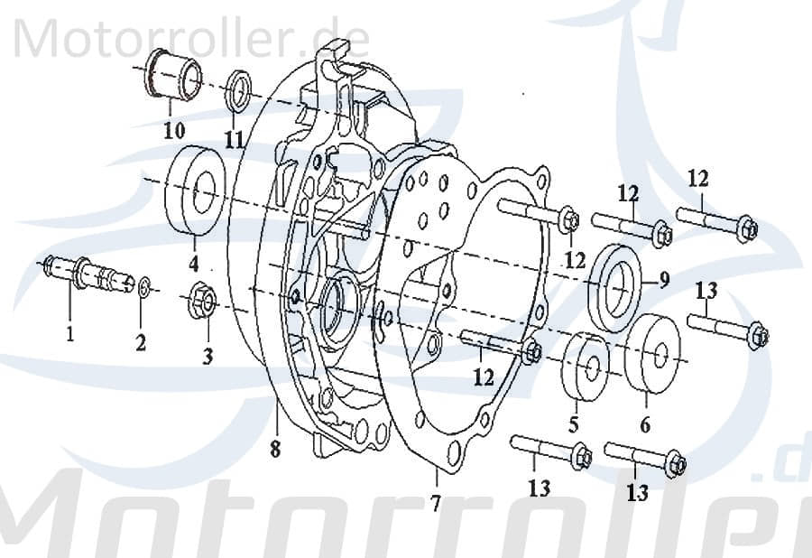 Simmerring 14x20x3.2 Getriebegehäuse 18106J05F000