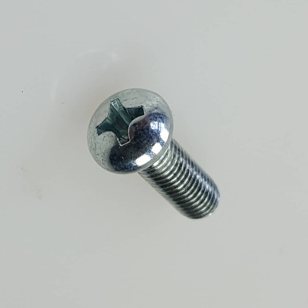 SchraubeKreuz M5x16mm grün verzinkt 79450