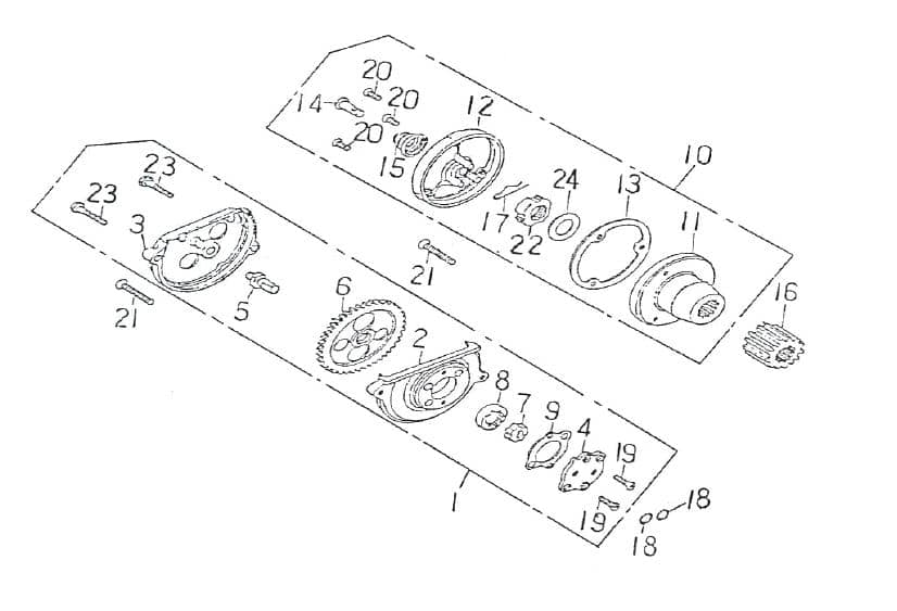 Dichtung Abdichtung 13151-CHP-00 Motorroller.de