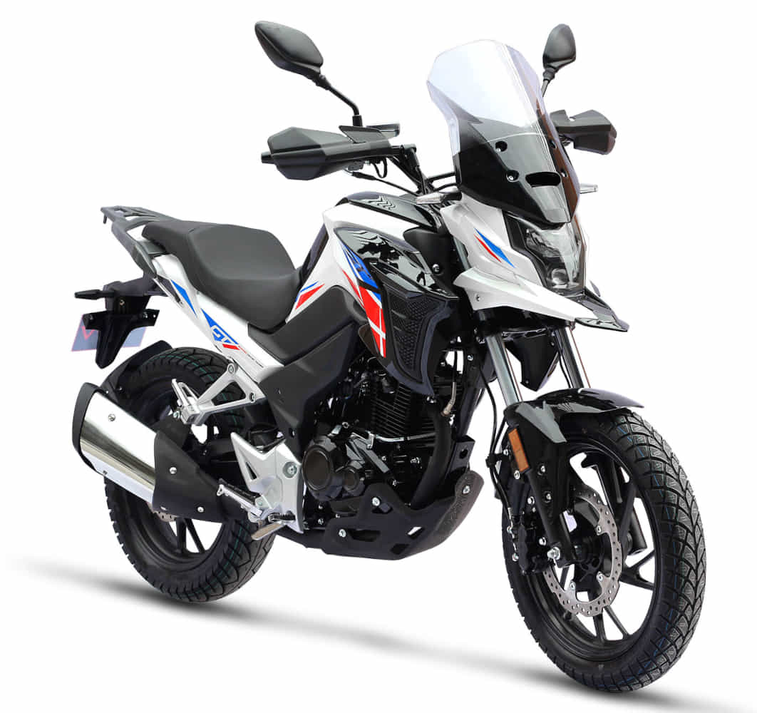 Motorrad Fighter 125 GT-S weiß 90 km/h Euro 5+ 125er Leichtkraftrad Schaltmoped Tourer