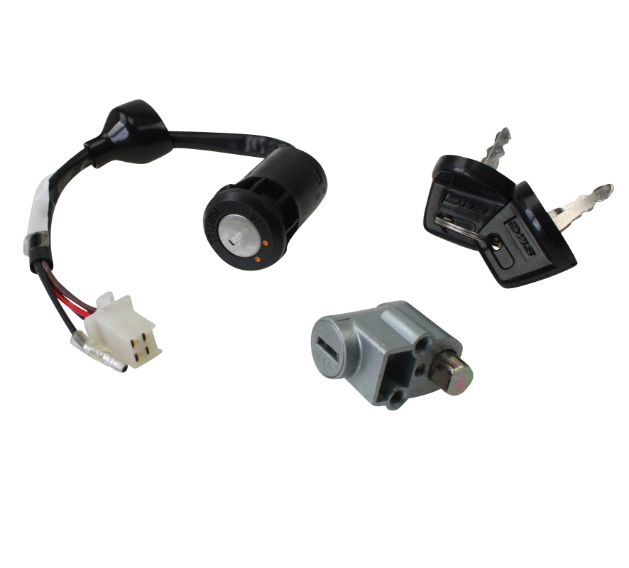 SMC Quad 170 Schlosssatz ATV 170ccm 4Takt 62500-RAM-00 Motorroller.de Tankverschluss Tank-Verschluss Tank-Deckel Schloss-Set Zünd-Schloss UTV Service