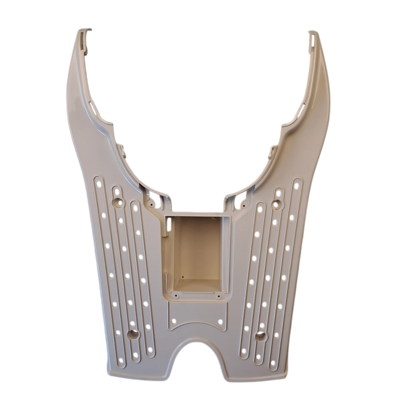 AGM GMX 460 Retro NF Trittbrett 50ccm 4Takt 64310-XGW-9100-W Motorroller.de Trittplatte Tritt-Brett Fußplatte Fußbrett Bodenbrett Fußraumboden Fuß-Bre