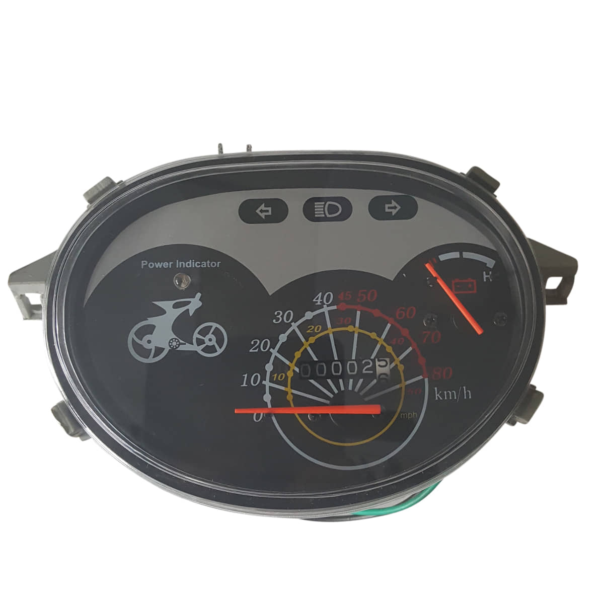 Kreidler Hiker 2.0 Elektro Tachometer komplett 702432 Motorroller.de Tacho Geschwindigskeitsmesser Elektroroller E-Roller Scooter