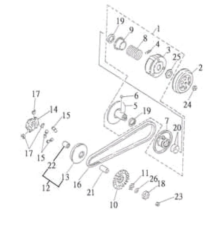 Kreidler F-Kart 100 Buchse Hülse 100ccm 2Takt 93510-212622 Motorroller.de Variomatik Distanzhülse Lagerbuchse Distanz-Hülse Distanzbuchse Passhülse