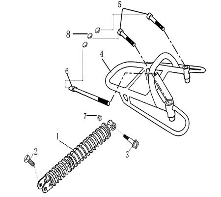 Gepäckträger hinten Motorroller Rex Genua 50 700490