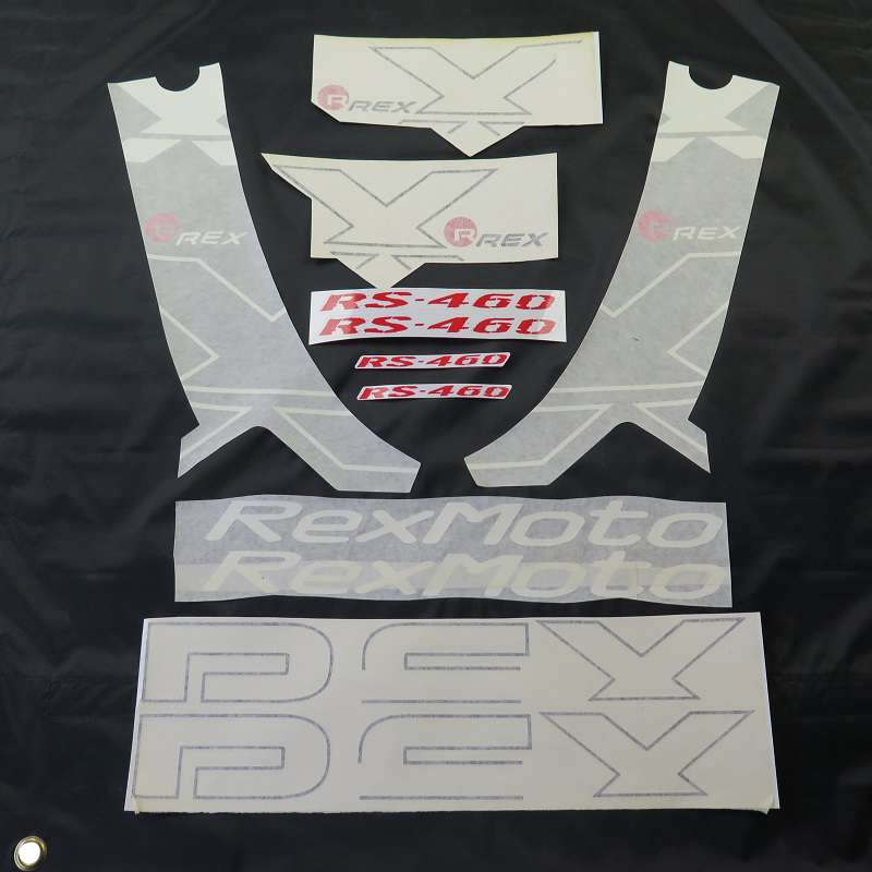 Otto Versand Rex RS400 Dekorsatz Sticker 50ccm 4Takt 701841 Motorroller.de Aufkleber Aufkleber-Set Deko-Set Aufklebersatz Dekoraufkleber Kit Scooter