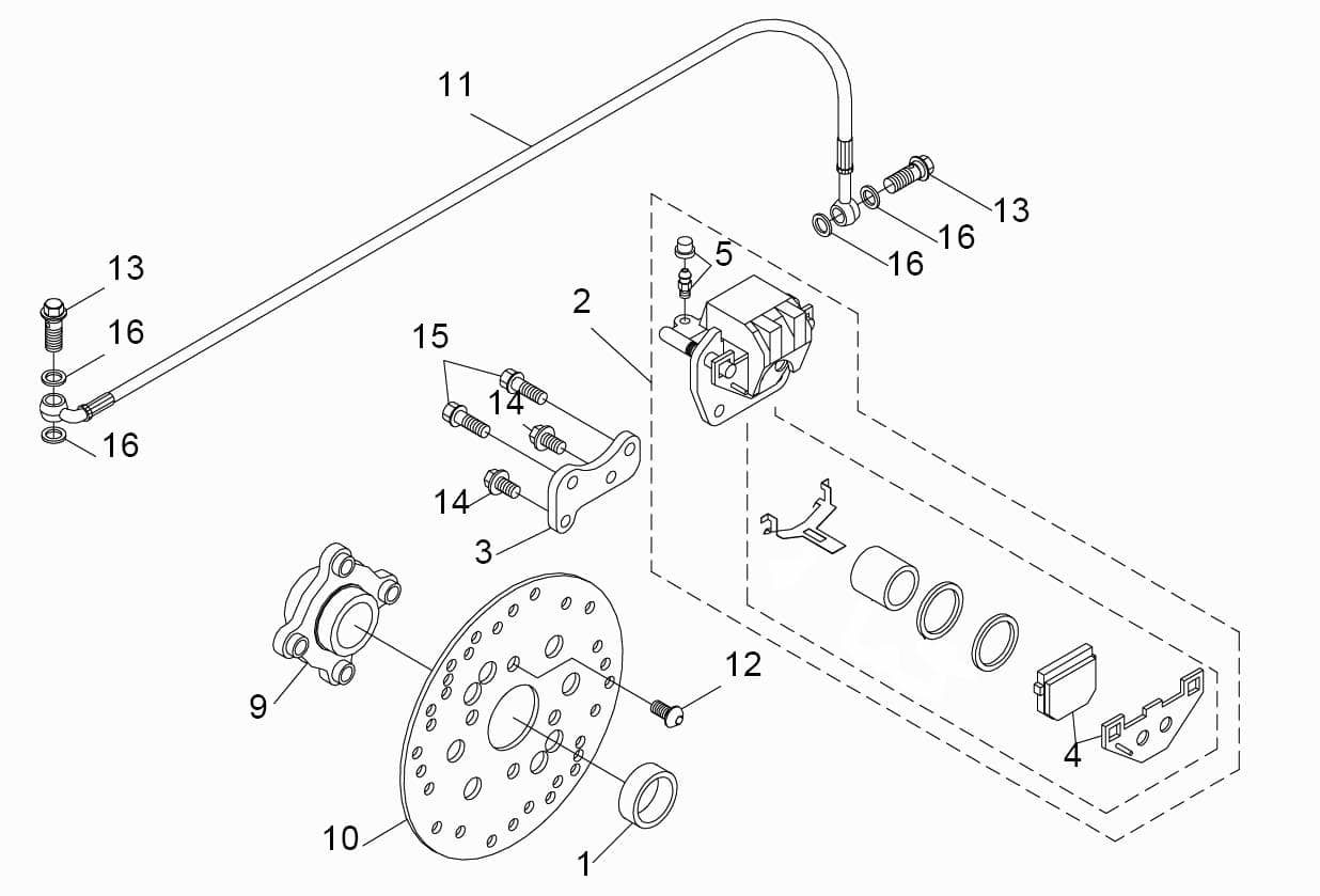 Explorer Tomahawk 200 Bremsteller 199ccm 4Takt 45801-RAM-01 Motorroller.de Bremsankerplatte Bremsplatte Bremsabdeckplatte Deckel Trommelbremse Quad