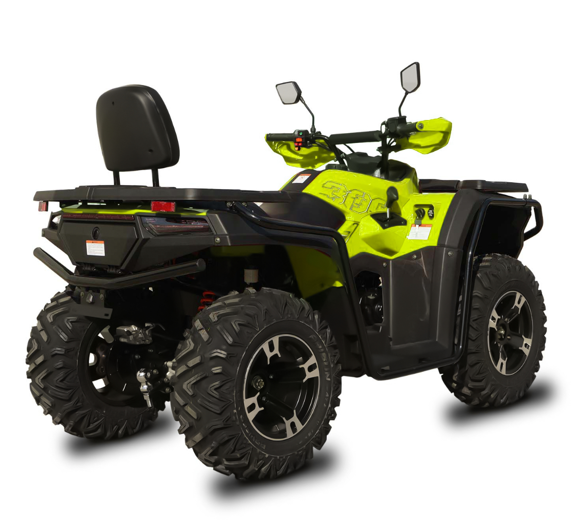 Quad Fighter 300 B-A grün Alufelgen ATV mit Straßenzulassung