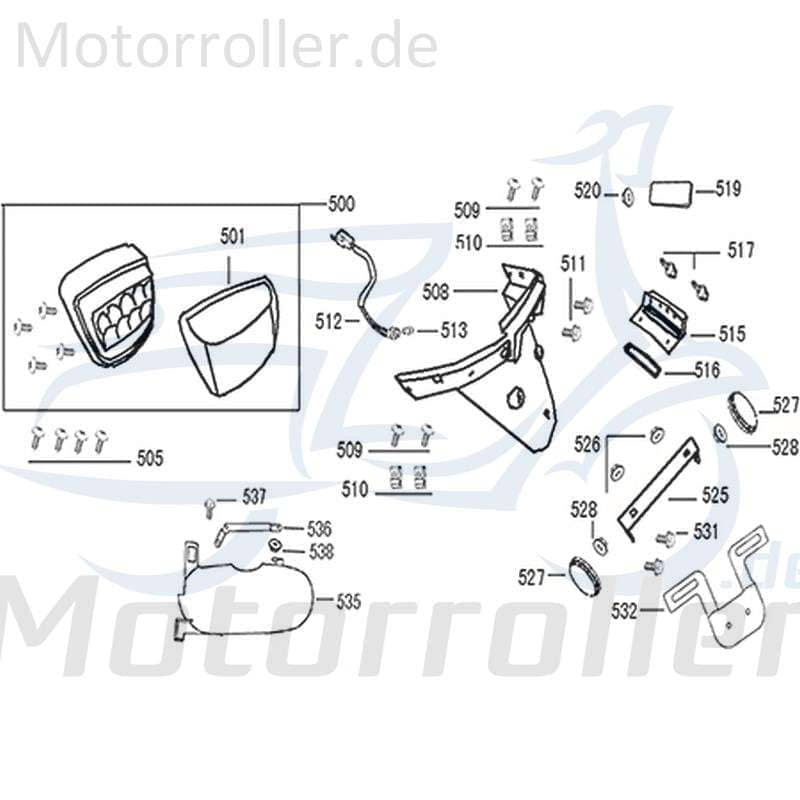 Kreidler Flory 50 Classic Kotflügel 50ccm 4Takt 741395 Motorroller.de PP schwarz Spritzschutz Schutzblech Schutz-Blech Radabdeckung Innenkotflügel
