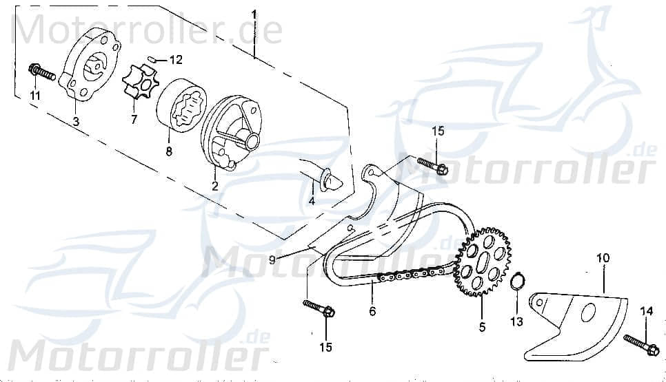 Ölpumpengehäuse Gehäuse Ölpumpe Tongjian 152MI-071002