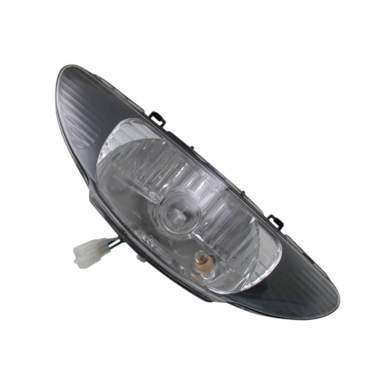 Scheinwerfer mit geschwärzten Blinkern Rex RS450 86233 Motorroller.de Frontscheinwerfer Hauptscheinwerfer Front-Scheinwerfer Vorderlicht