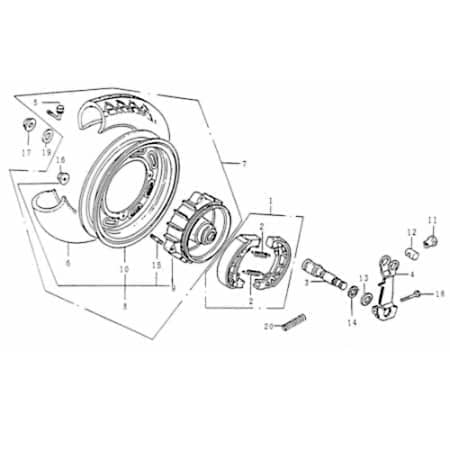 Adly Schraube M6x32mm Maschinenschraube Scooter 96414-06032-C Motorroller.de Bundschraube Flanschschraube Flansch-Schraube Maschinen-Schraube Moped