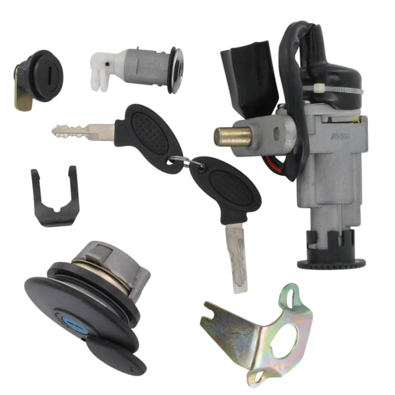Schlosssatz Rivero VR/XR50/GP Zündschloss AWA-50-16-250-000 Motorroller.de Tankdeckel Sitzbankschloss Schlüssel Schlossgarnitur Ersatzteil