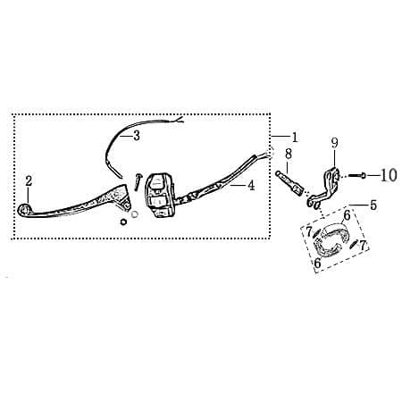 Rückholfeder Bremsschuh 125ccm 4Takt Jonway Scooter 2100303-6 Motorroller.de Zugfeder Spannfeder 125ccm-4Takt Milano 125 Rex Moped Ersatzteil Service