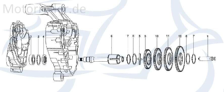 Ausgangswelle SF212-0049 von AGM-MOTORS