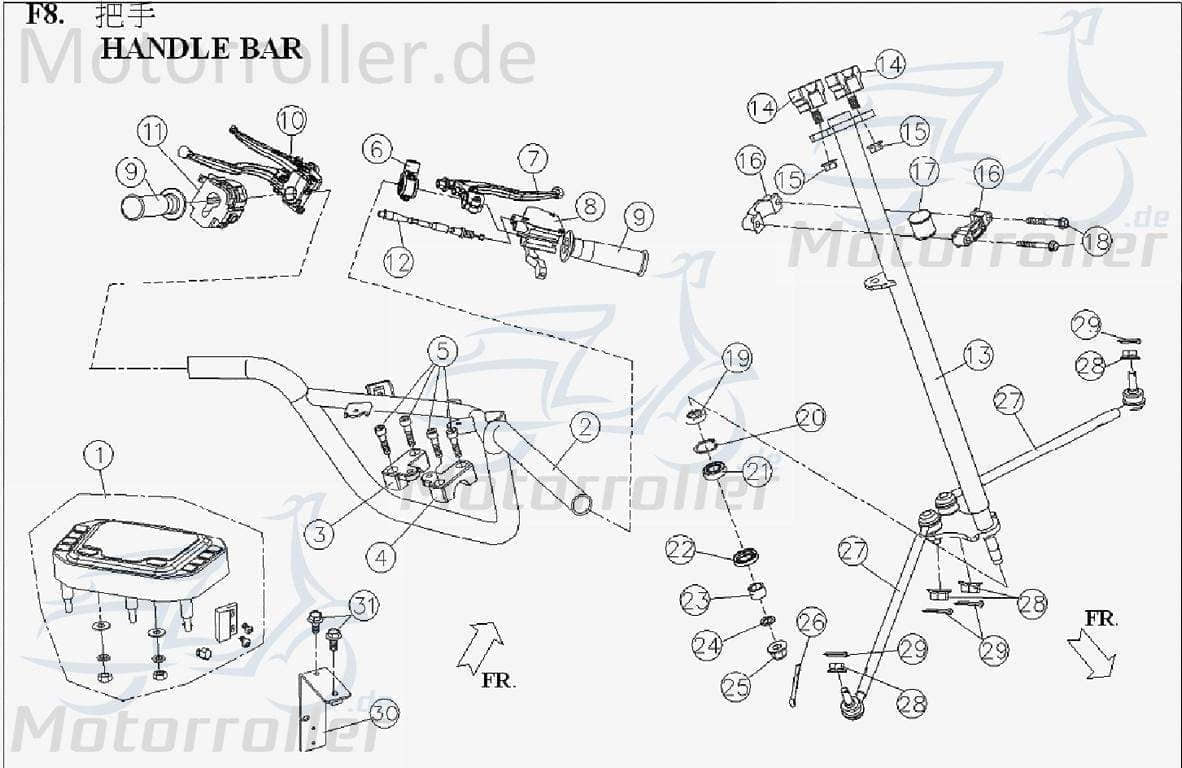 Staubschutz von PGO X34075500000