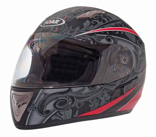 Helm SOAR Dominator Red Design S Motorradhelm 83270222