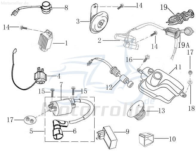 Ölstandgeber Ölsensor 50ccm 2Takt Jonway Ölstandsgeber 150020 Motorroller.de Ölstandsanzeige Öltankgeber Anzeigeeinheit 1E40QMB Scooter Galactica