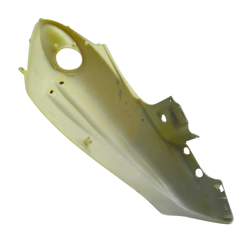 Heckverkleidung rechts silber-gelb YYB950QT-2-16003-SI-G Verkleidung Abdeckung Heck Sitzbank Seite