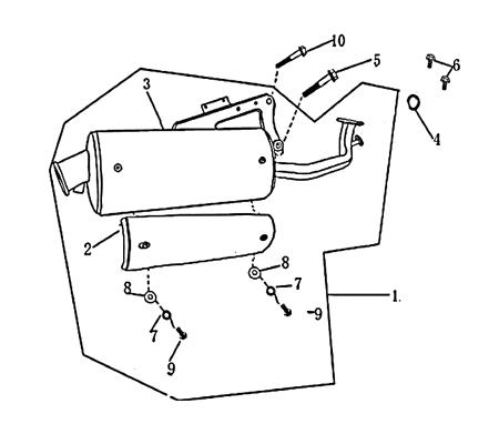 Bundschraube M8x1.25x20mm mit Bund verzinkt Rex 50ccm 4Takt Motorroller.de Maschinenschraube Flanschschraube Flansch-Schraube Maschinen-Schraube