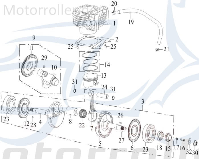 Zylinderfußdichtung Zylinderfussdichtung 11151-JOE-00