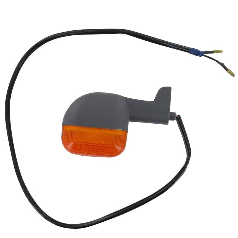 PGO Blinker hinten links E13 T-Rex 50 Blinklicht 50ccm 2Takt Motorroller.de orange, Gehäuse dunkelgrau Signalleuchte Blinkleuchte Blinkleuchten Winker