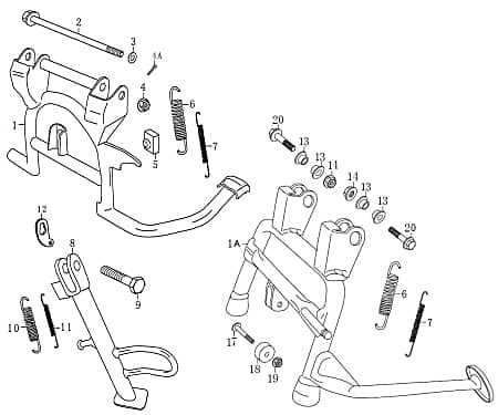 Rex RS500 Dämpfergummi Silentblock 50ccm 4Takt FIG28-5 Motorroller.de Gummilager Dämpferbuchse Gummianschlag Dämpfungsgummi Dämpfungsbuchse Scooter