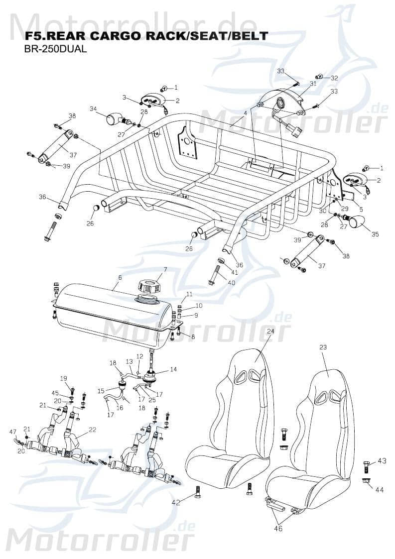Benzinfilter P652A0100001 von PGO