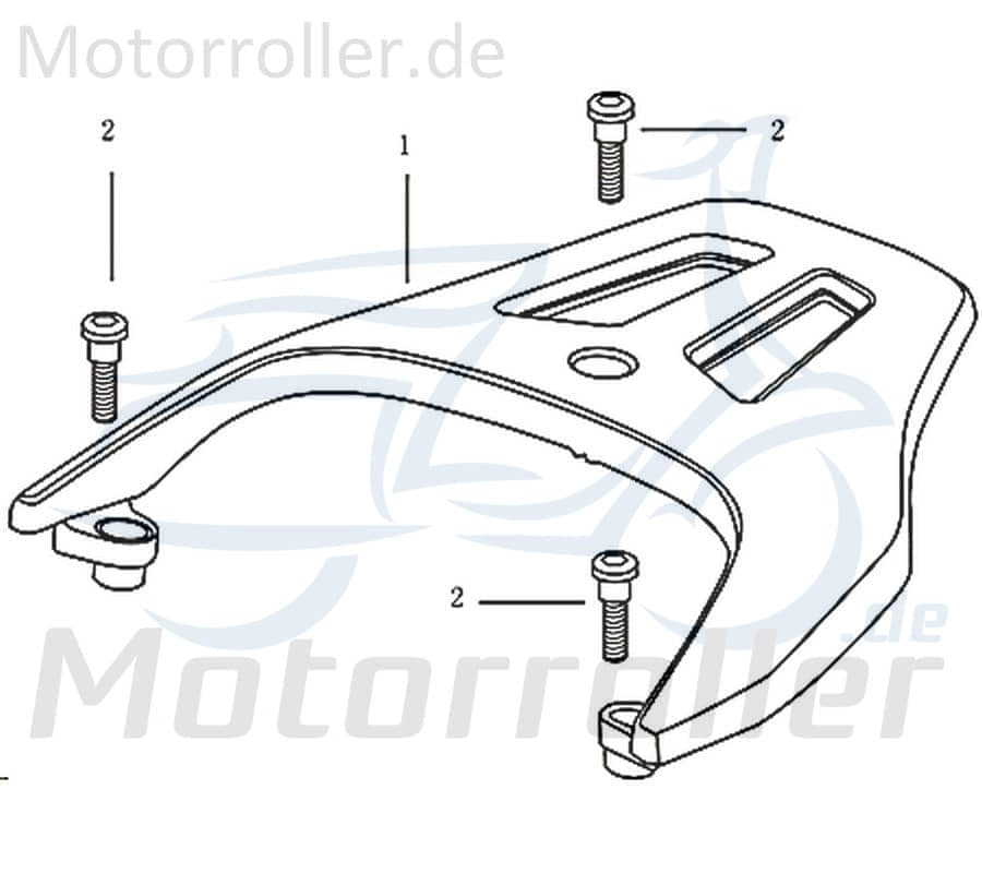 Kreidler e-Florett 3.0 Gepäckträger 733576 Motorroller.de Elektroroller E-Roller E-Scooter