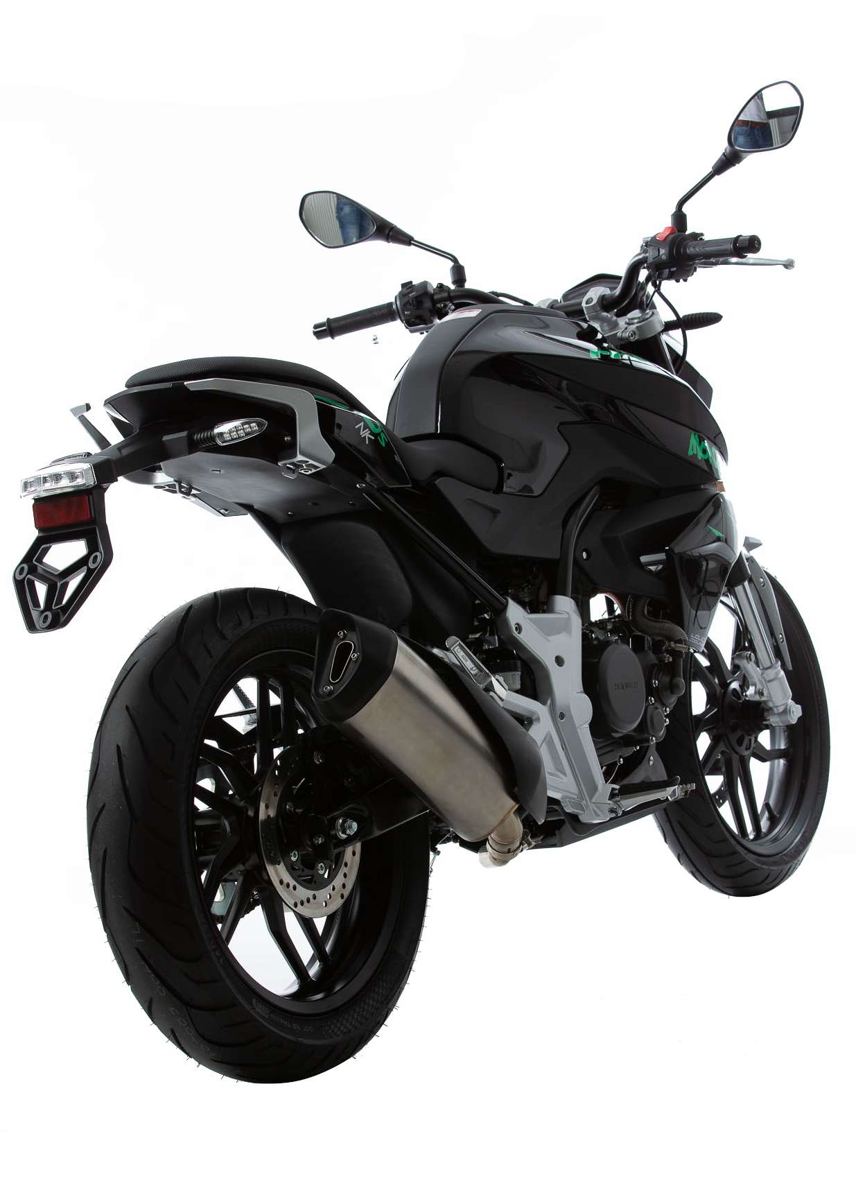 Motorrad Rivero Monza 125 schwarz Euro 5 mit ABS Leichtkraftrad Krad