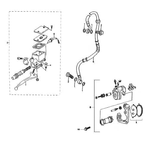 Bremslichtschalter vorn rechts Scheibenbremse 701135